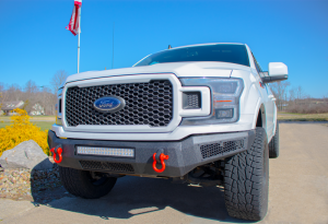 Ford F-150 Bumper - Front - Fishbone Offroad - Pelican - Black Texture - `18-`20